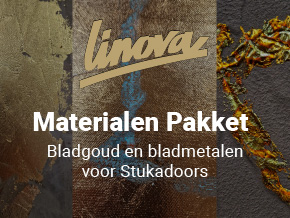 Materialen Pakket bladgoud en bladmetalen voor Stukadoors